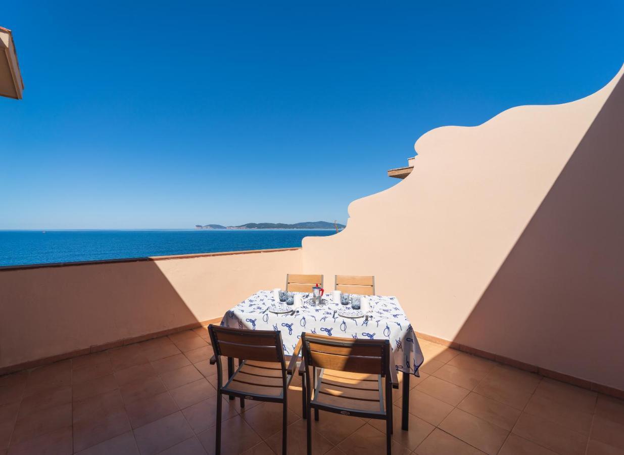 Sea Front Terrace Marco Polo Apartment Alghero Exterior photo